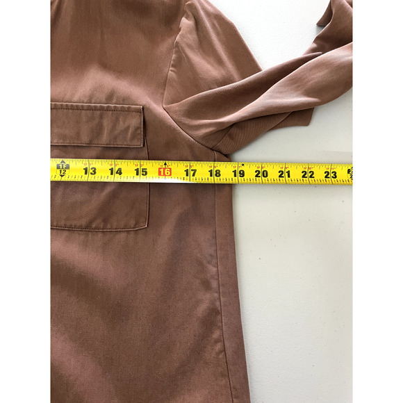 Reformation Brown Button Down Shirt - Picture 13 of 15